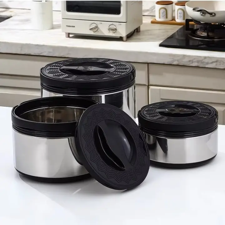 Jumbo Capacity 3pcs Insulated Casserole Food Warmer Hot Pot Food Warmer Set Insulated Casserole Food Storage Container (2).webp