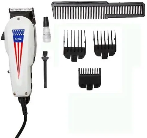Kemei km-8845 Hair Clipper - White (1).webp