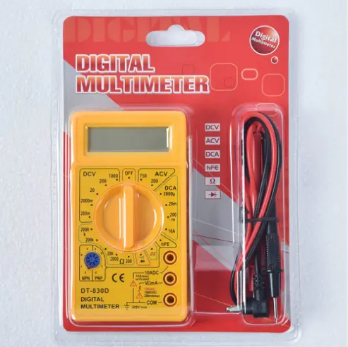 DT830D - Pocket Size Digital Multimeter - Multipurpose Electric meter.webp