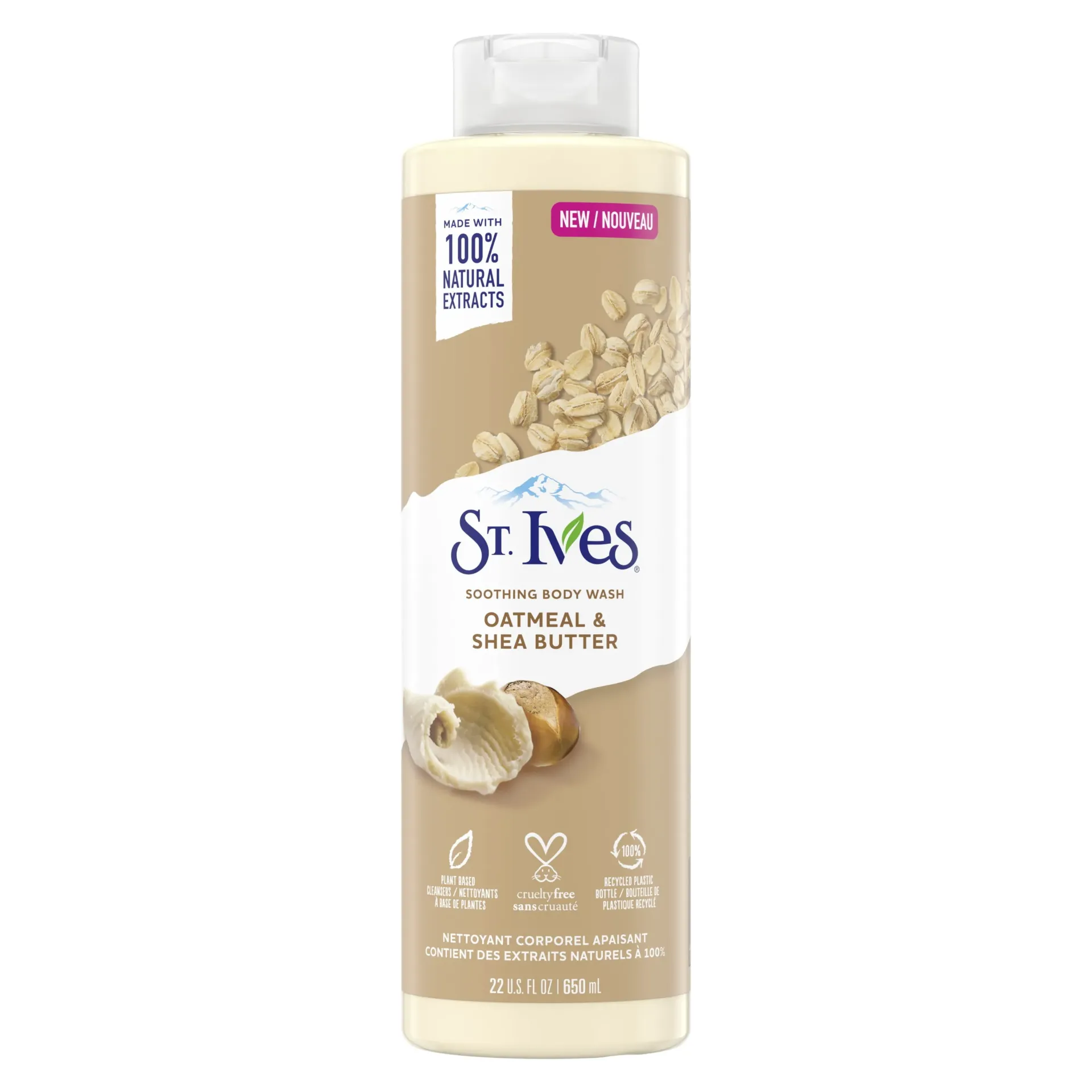 ST. Ives Oatmeal & Shear Butter Soothing Body Wash