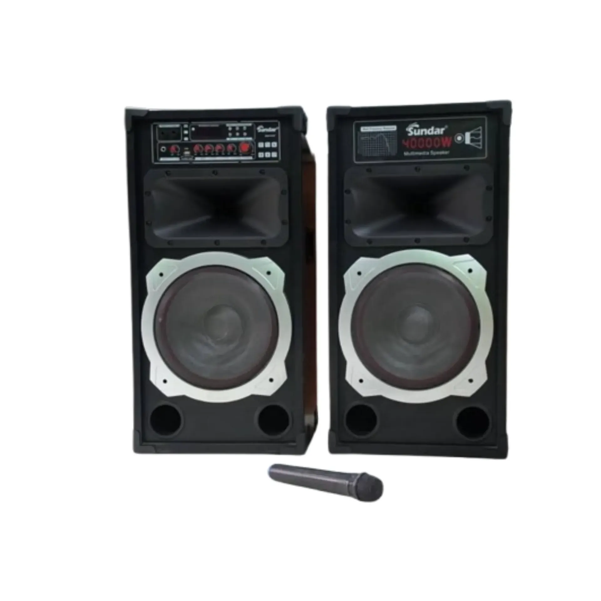 Sundar Amplified Twin Speakers 40,000W