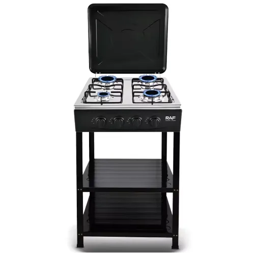 RAF R.8512 Gas Stove Free Standing Indoor Gas Stoves Kitchen Cookers with 4 Coil Burners Portable