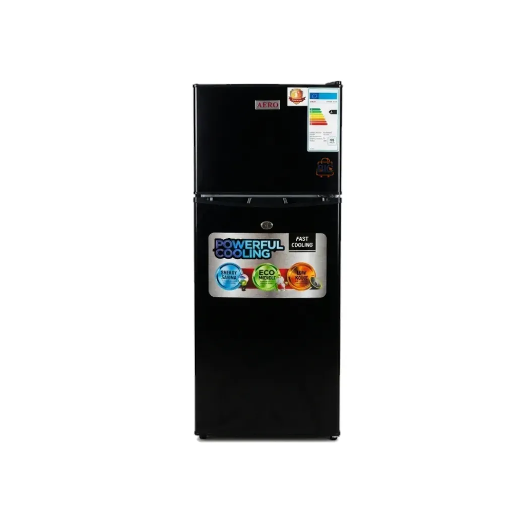 Aero Double Door Refrigerator 140L |ARD-140BLK & SLV