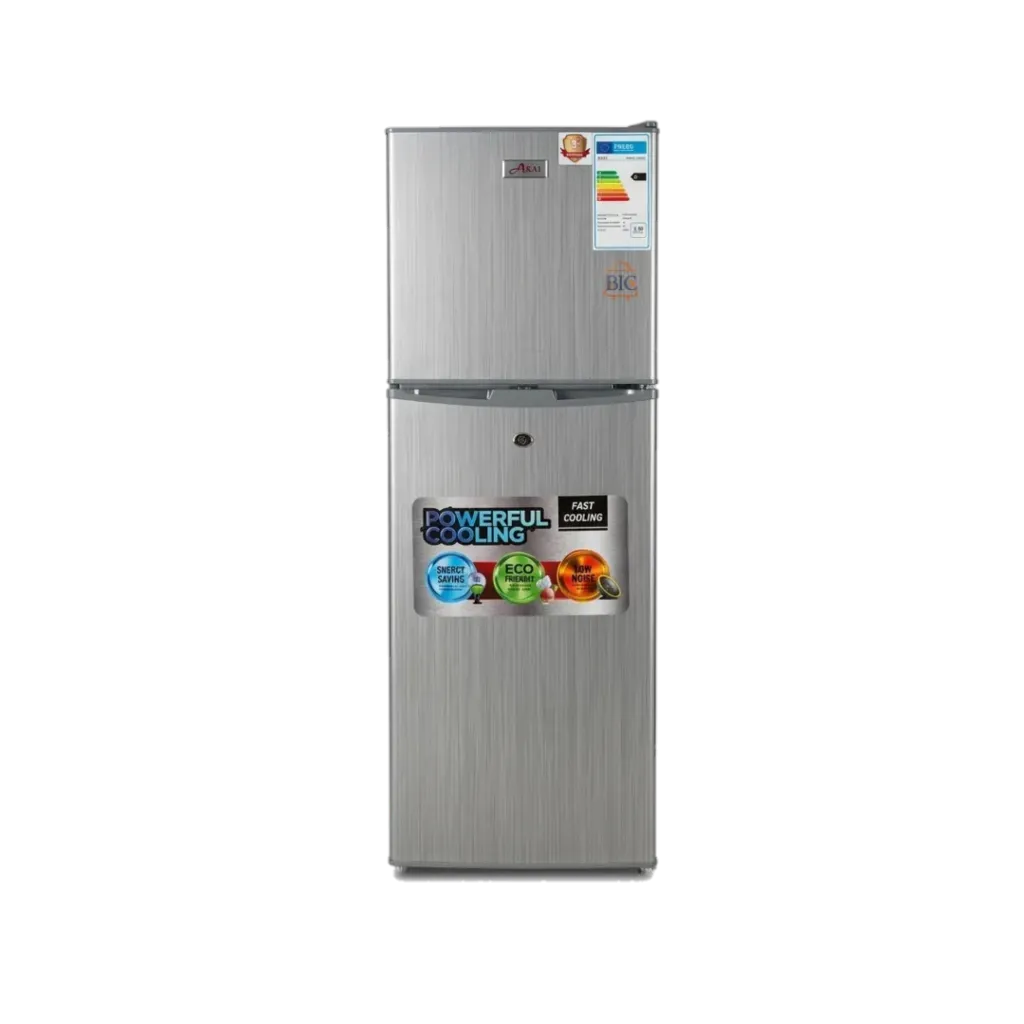 Aero Double Door Refrigerator 140L |ARD-140BLK & SLV
