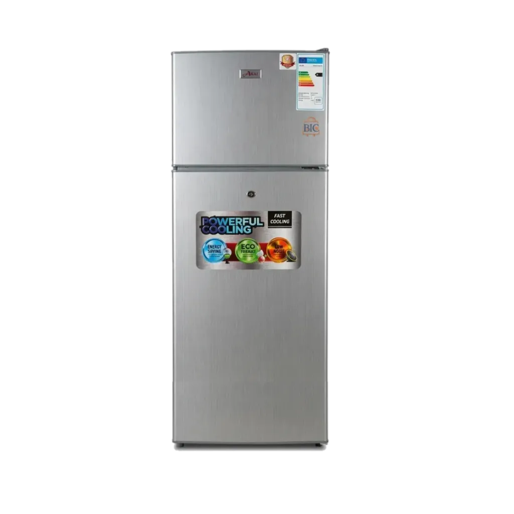 Aero Double Door Refrigerator 220L |ARD-220BLK & SLV