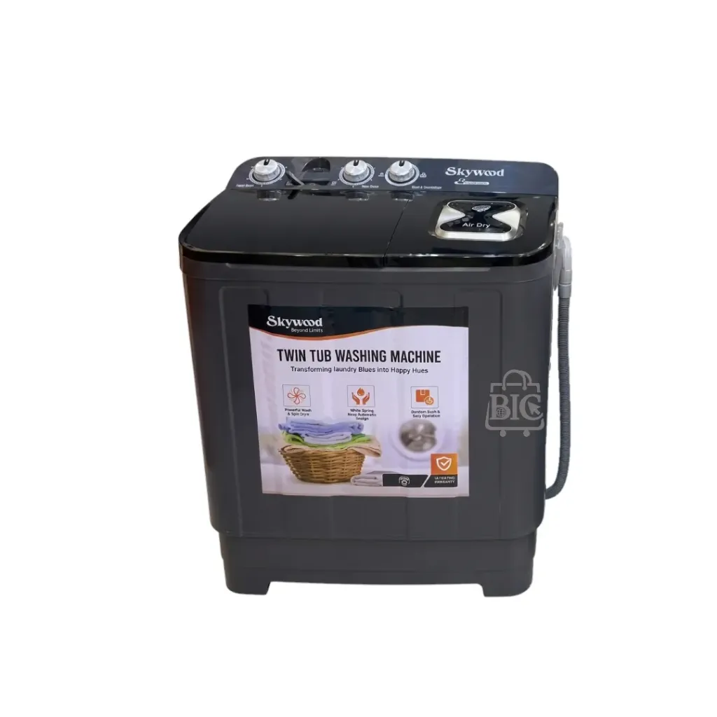 Skywood Twin Tub Washing Machine 7Kg (+1Kg Extra Storage) |SKY-WMTTB70