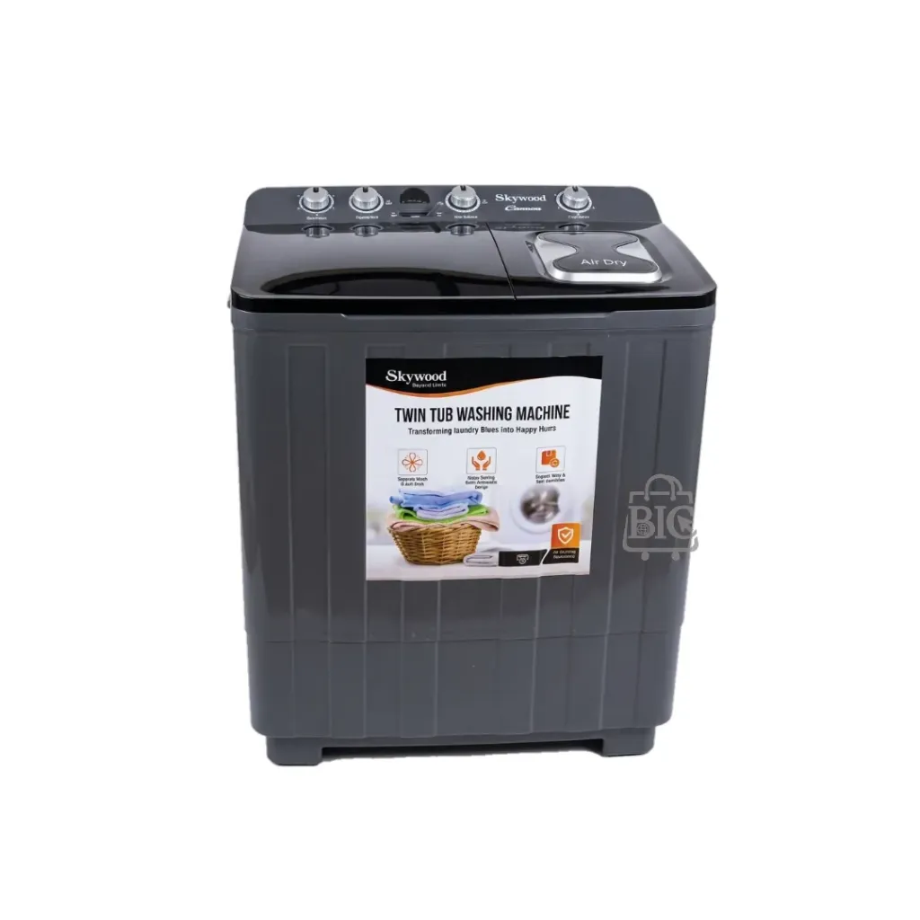 Skywood Twin Tub Washing Machine 12Kg (+2Kg Extra Storage) |SKY-WMTTB120