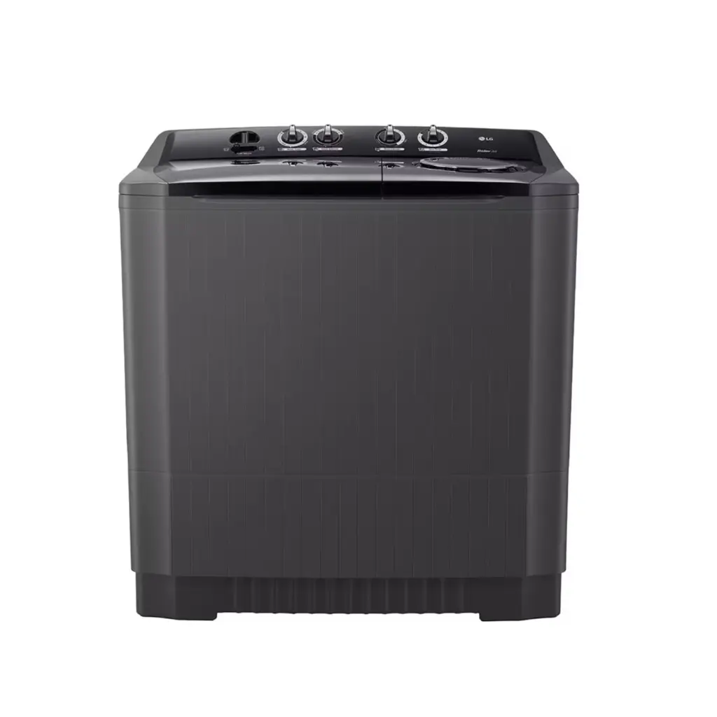 LG 18 Kg | TwinTub Washer| Roller Jet Pulsator | 3 Wash Program | Wind Jet Dry |P1861RWNT