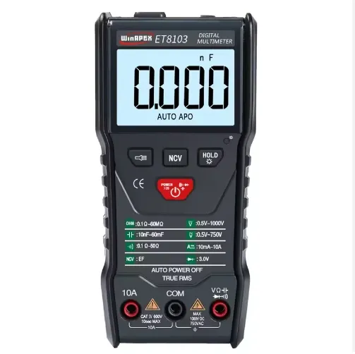 Winapex Et8103 Lcd Auto Measure Digital Multimeter 6000 Counts