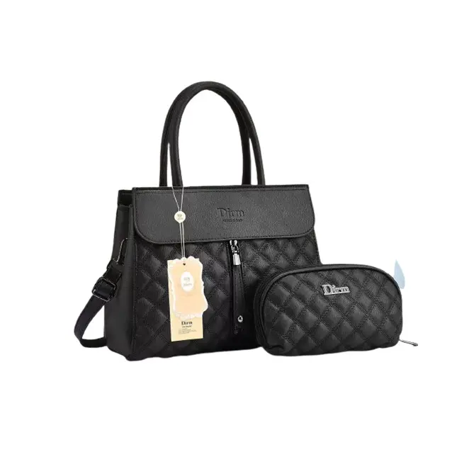 DJRM Classic Medium Sized Handbag (Black)
