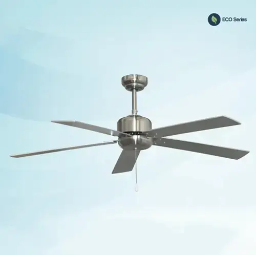 Dolphin 52-Inch Decorative Ceiling Fan with 5 MDF Blades and Pull Chain Control : ME-DCF52-5MAC-S
