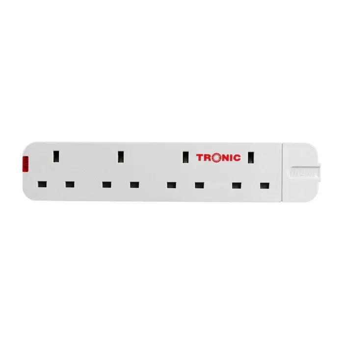 Tronic 4 Way Extension Socket with 5 Meter Cable