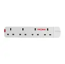 Tronic 4 Way Extension Socket with 5 Meter Cable