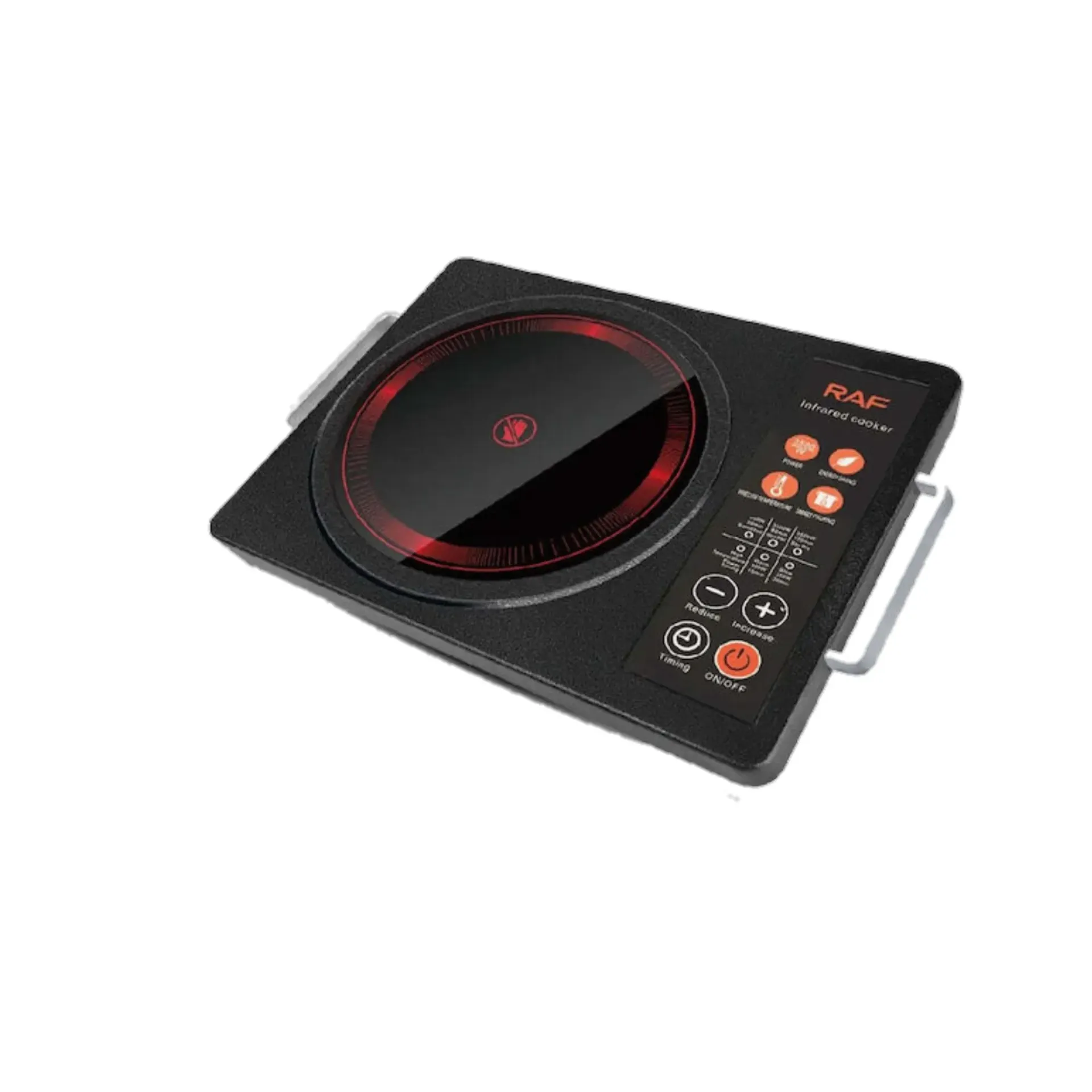 RAF Ceramic Countertop Single Burner Black |R8046