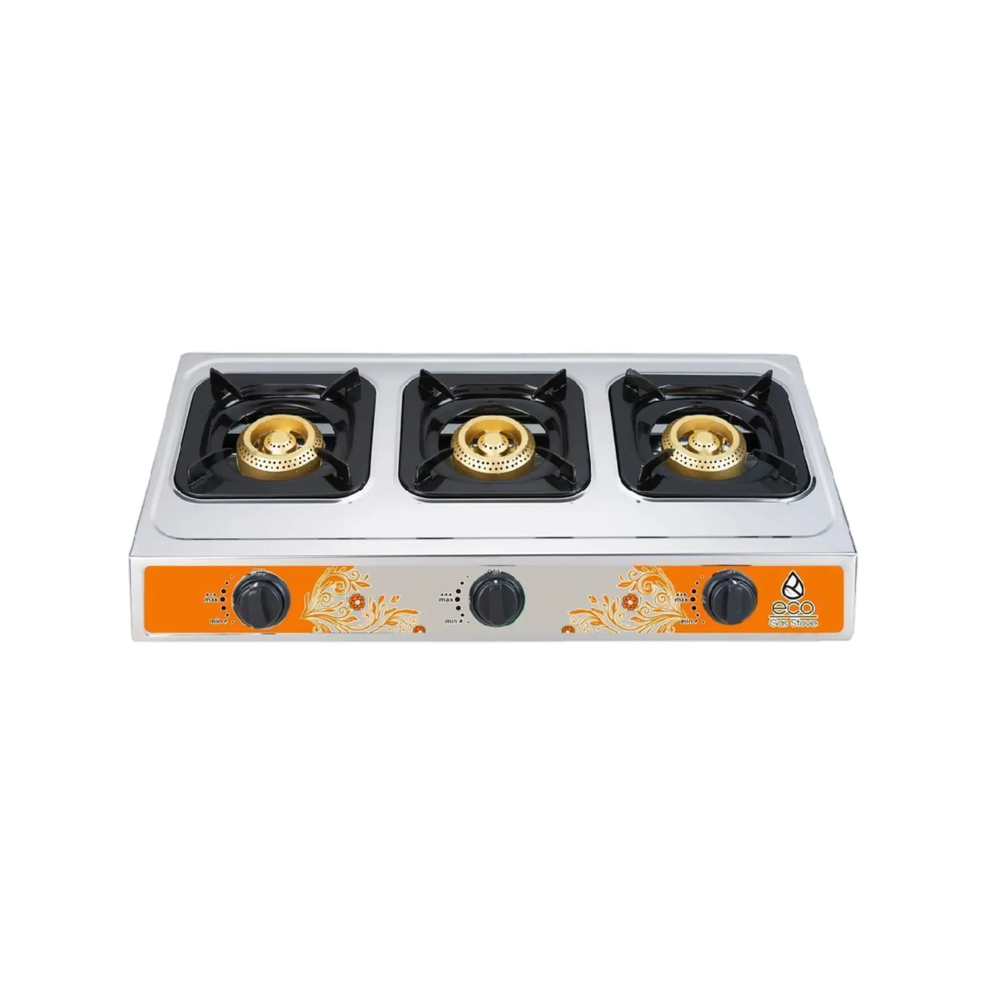 Eco Stainless Steel Gas Stove 3 Burners
